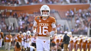 Arch Manning in his Texas uniform