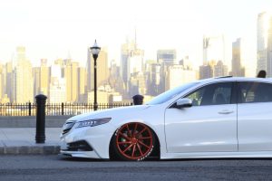 Lowered car