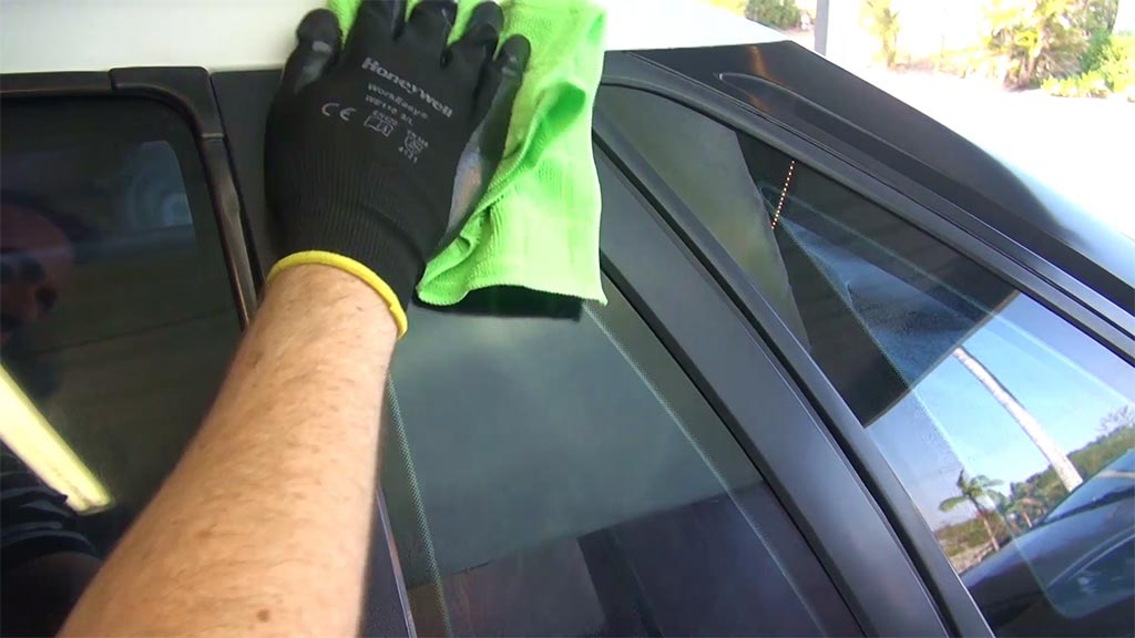 Step 1 clean vehicle