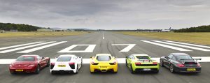 This photo shows five cars.