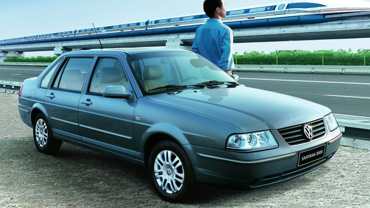A photo of Volkswagen Santana.