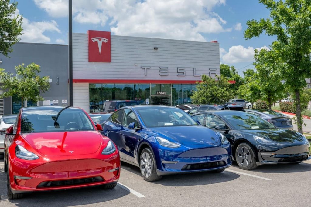 tesla ev cars