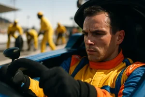Daytona Driver Highlights with Cup cars drafting through a superspeedway pack