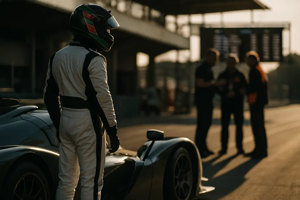 IMSA driver accountability review during a sports-car race control session