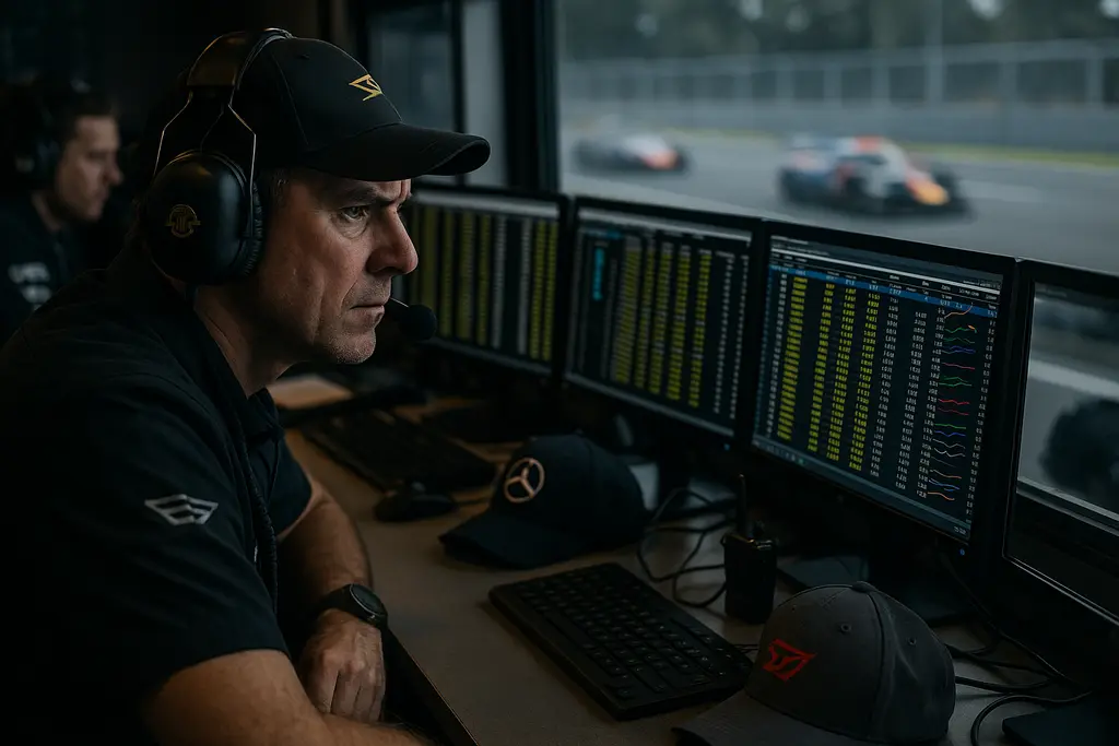 SRO PACETEQ Integration race control room with timing screens and live circuit feeds